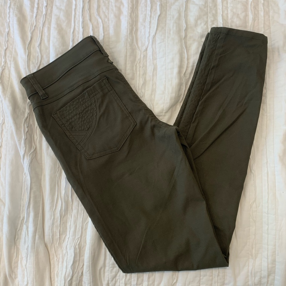 Prana olive green pants size 8